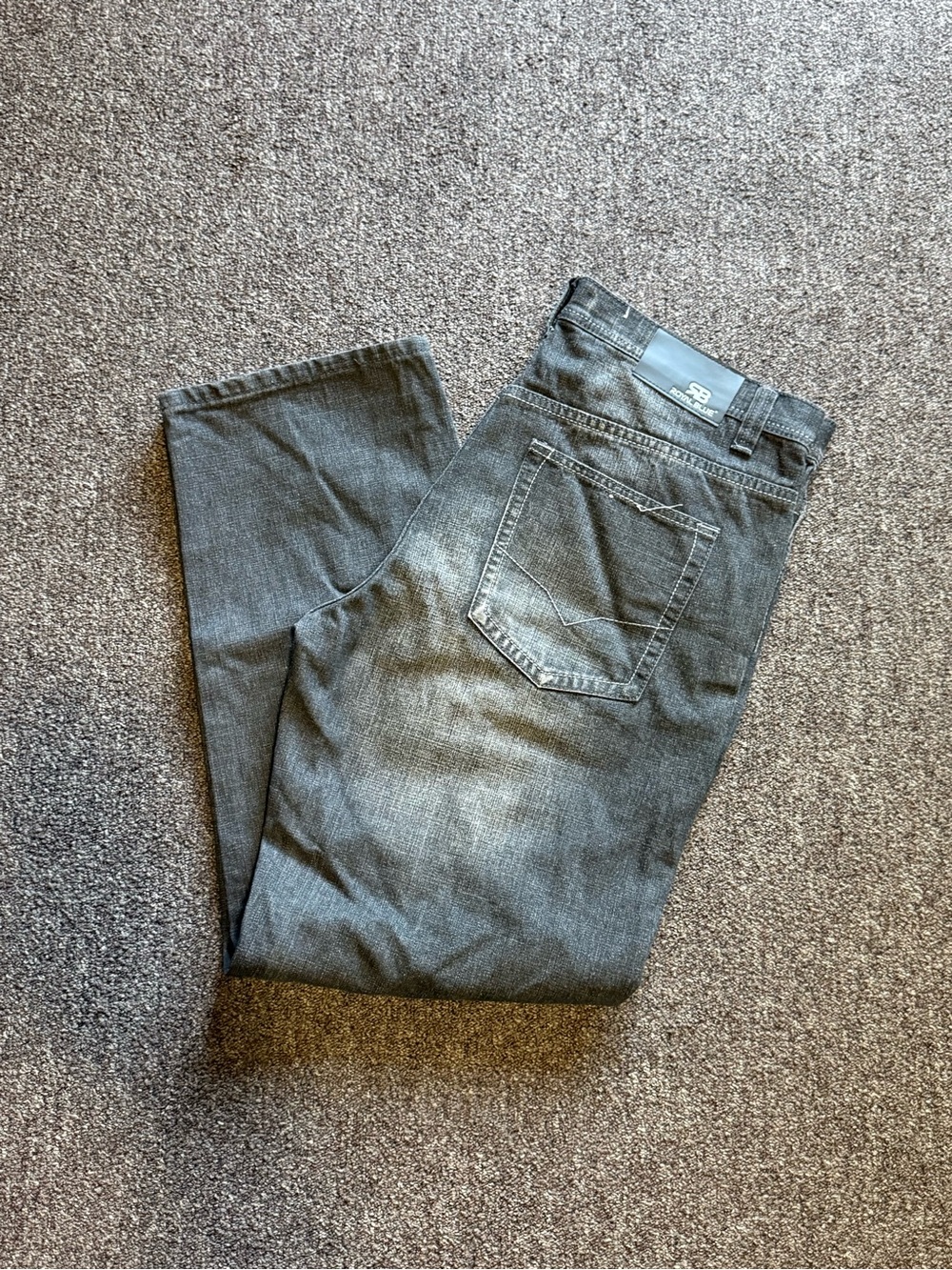 Y2K Washed Black Jeans